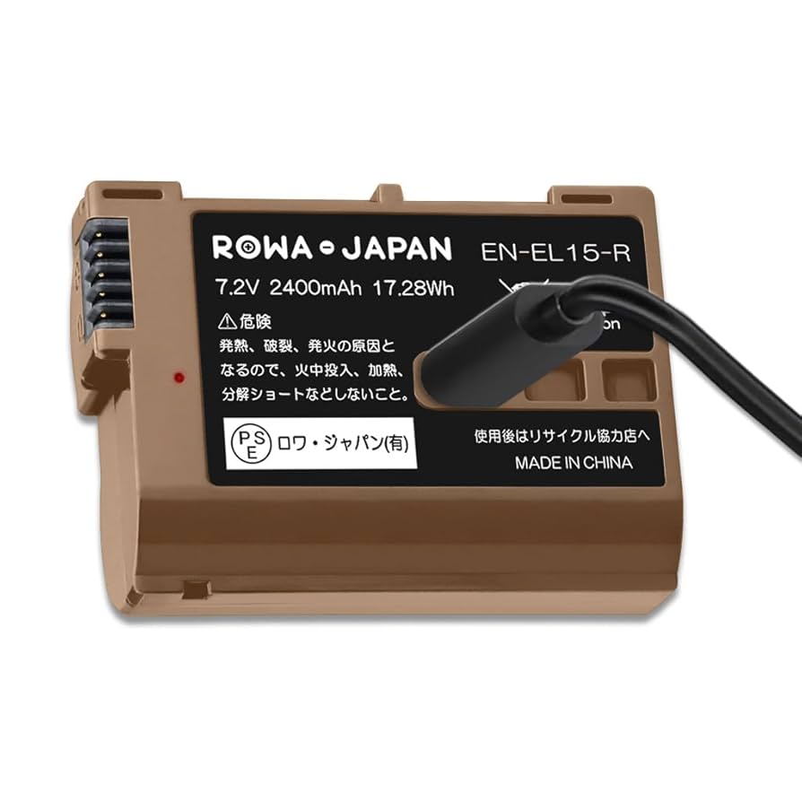Amazon | ロワジャパン Type-C 直接充電 EN-EL15c EN-EL15b EN